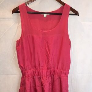 Banana Republic Silk Dress | Pink Tank Sheath Dress | Size 6